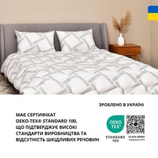 Набір полуторна ковдра 140 x 210 см та подушка 50 x 70 см, штучний лебединий пух, Elegantly ТМ IDEIA