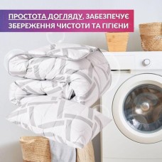Набір полуторна ковдра 140 x 210 см та подушка 50 x 70 см, штучний лебединий пух, Elegantly ТМ IDEIA