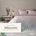 Набір покривало з наволочками Silhouette IDEIA 220 x 240 см + 2 подушки 50 x 70 см в подарунок