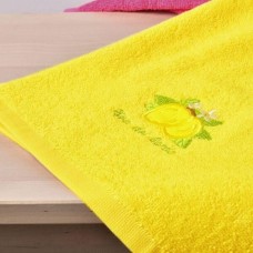 Набір кухонних рушників 2 шт 40 x 70 см, жовте та рожеве, ТМ IDEIA