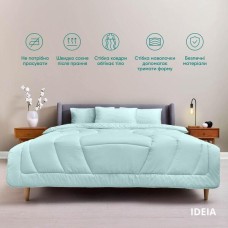 Набір постільної білизни з ковдрою OASIS TM IDEIA полуторний бірюза