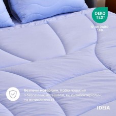 Набір постільної білизни з ковдрою OASIS TM IDEIA полуторний лаванда