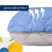 Набір прдушок 2 шт для сну та відпочинку IDEIA 140 x 75 x 20 см, U-shape, з наволочкою на блискавці