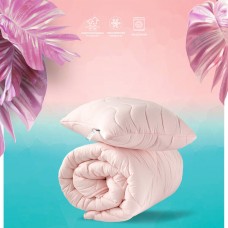 Набір Tropical 1,5 сп ковдра 140 x 210 см + подушка 50 x 70 см, пудра, TM IDEIA