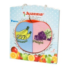 Набір вафельних рушників Juanna 2 шт 50 x 70 (Фрукти)