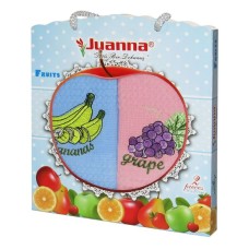 Набір вафельних рушників Juanna 2 шт 50 x 70 (Фрукти)