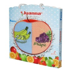 Набір вафельних рушників Juanna 2 шт 50 x 70 (Фрукти)