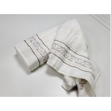 Набір з 2-х махрових рушників обличчя і баня VIP COTTON FILIZ, білий Набір з 2-х махрових рушників обличчя і баня VIP COTTON FILIZ, білий