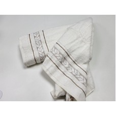 Набір з 2-х махрових рушників обличчя і баня VIP COTTON FILIZ, білий Набір з 2-х махрових рушників обличчя і баня VIP COTTON FILIZ, білий