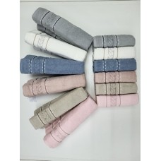 Набір з 2-х махрових рушників обличчя і баня VIP COTTON FILIZ, св.рожевий Набір з 2-х махрових рушників обличчя і баня VIP COTTON FILIZ, св.рожевий