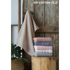 Набір з 2-х махрових рушників обличчя і баня VIP COTTON FILIZ, св.рожевий Набір з 2-х махрових рушників обличчя і баня VIP COTTON FILIZ, св.рожевий