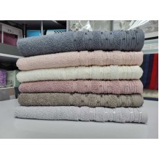 Набір з 2-х махрових рушників обличчя і баня VIP COTTON LUPEN, пудра Набір з 2-х махрових рушників обличчя і баня VIP COTTON LUPEN, пудра
