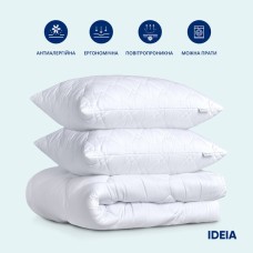 Набір євро зимовий, тепла ковдра 200 x 220 і 2 подушки 50 x 70 см, антиалергенний ТМ IDEIA Набір євро зимовий, тепла ковдра 200 x 220 і 2 подушки 50 x 70 см, антиалергенний ТМ IDEIA