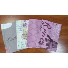 Набір наволочок 4 шт 50x70 см, мікс №401 4 дизайна, 100% бавовна