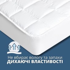 Наматрацник SleepDream 160 x 200 x 35 см з бортом по периметру, надщільний, ТМ IDEIA