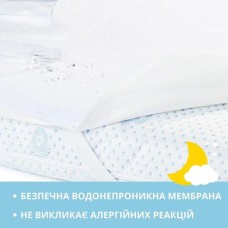 Наматрацник 2 шт водовідштовхуючий дитячий у ліжечко з гумками по кутах 60 x 120 см Наматрацник 2 шт водовідштовхуючий дитячий у ліжечко з гумками по кутах 60 x 120 см