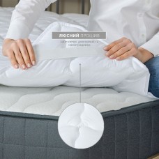 Наматрацник 90 x 200 см, мікрофібра, на гумках по кутах, стьобаний, TM IDEIA