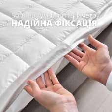 Наматрацник SleepDream 90 x 200 x 35 см з бортом по периметру, надщільний, ТМ IDEIA