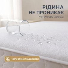 Наматрацник Aqua Stop 90 x 200 см TM IDEIA з гумками по кутах