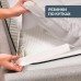 Наматрацник IDEIA ДАБЛ із гумками по кутах 160 x 200 см захисний антиалергенний супер щільний сірий