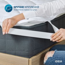 Наматрацник ТМ IDEIA Lux зі стрічками по кутах 90 x 200 см