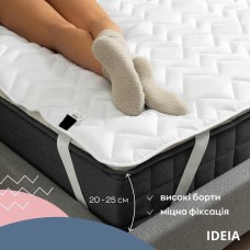 Наматрацник NORDIC COMFORT ТМ IDEIA з гумками по кутах 80 x 190 см