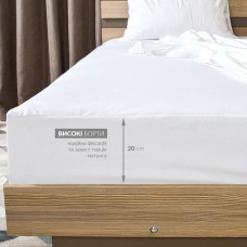 Наматрацник готельний Аква Стоп 140 x 200 x 23 см Натяжний IDEIA з гумкою по периметру, захисний непромокаючий