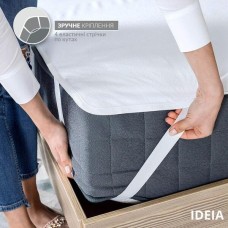 Наматрацник готельний Аква Стоп 180 x 200 см IDEIA з гумками по кутах, захисний непромокальний