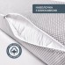 Наволочка 40 x 140 см для подушки NORDIC бязь із блискавкою горошок на сірому фоні ТМ IDEIA