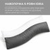 Наволочка для подушки S-Form IDEIA 40 x 130 см, сатин, 100% бавовна, на блискавці, графіт