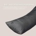 Наволочка для подушки S-Form IDEIA 40 x 130 см, сатин, 100% бавовна, на блискавці, графіт