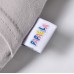 Наволочка на дитячу ортопедичну подушку BabyComfort, 23 x 27 см, трикотаж з вишивкою, сірий беж, ТМ PAPAELLA
