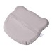 Наволочка на дитячу ортопедичну подушку BabyComfort, 23 x 27 см, трикотаж з вишивкою, сірий беж, ТМ PAPAELLA