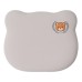 Наволочка на дитячу ортопедичну подушку BabyComfort, 23 x 27 см, трикотаж з вишивкою, сірий беж, ТМ PAPAELLA