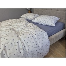 Комплект постільної білизни Turkish Cotton Ностальгія, лавандовий