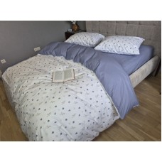 Комплект постільної білизни Turkish Cotton Ностальгія, лавандовий Комплект постільної білизни Turkish Cotton Ностальгія, лавандовий