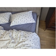 Комплект постільної білизни Turkish Cotton Ностальгія, лавандовий Комплект постільної білизни Turkish Cotton Ностальгія, лавандовий