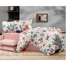Комплект постільної білизни Оазис корал., cotton