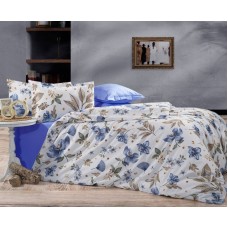 Комплект постільної білизни Оазис синій, cotton