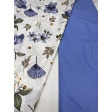 Комплект постільної білизни Оазис синій, cotton