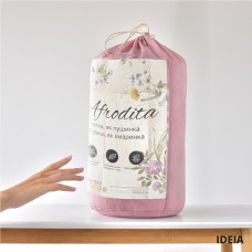 Ковдра Afrodita зимова IDEIA 175 x 210 см аналог лебединого пуху принт