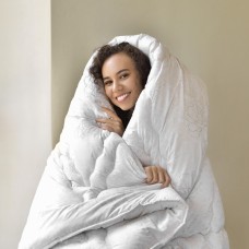 Ковдра Air Dream Classic всесезонна двоспальна 175 x 210, малюнок троянди TM IDEIA