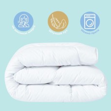 Ковдра дитяча в ліжечко Soft PAPAELLA, 100 x 135 см, штучний пух, антиалергенна, супер м’яка, тепла, біла