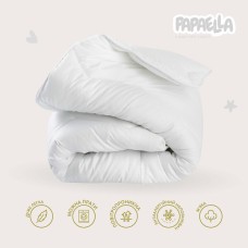 Ковдра дитяча 100 x 135 см у ліжечко, зигзаг біла, Comfort ТM PAPAELLA