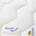 Ковдра дитяча 100 x 135 см у ліжечко, зигзаг біла, Comfort ТM PAPAELLA