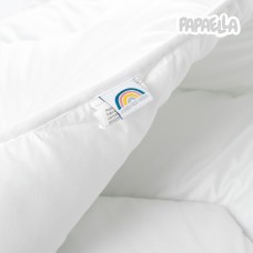 Ковдра дитяча 100 x 135 см у ліжечко, зигзаг біла, Comfort ТM PAPAELLA