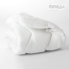 Ковдра дитяча 100 x 135 см у ліжечко, зигзаг біла, Comfort ТM PAPAELLA