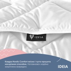 Ковдра NORDIC COMFORT всесезонна ТМ IDEIA 140 x 210 см біла