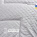 Ковдра NORDIC COMFORT всесезонна полуторна 140 x 210 см, сірий перламутр ТМ IDEIA