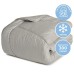 Ковдра NORDIC COMFORT всесезонна ТМ IDEIA 200 x 220 см сірий перламутровий